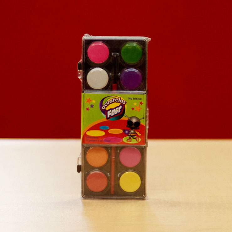 ACUARELAS 12 COLORES