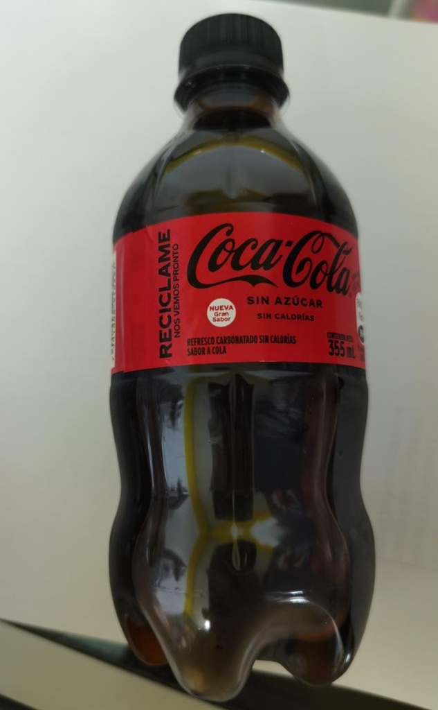 Coca cola sin azucar 355ml