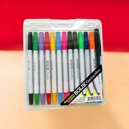 [MAT0090] MARCADOR DELGADO 12 COLORES