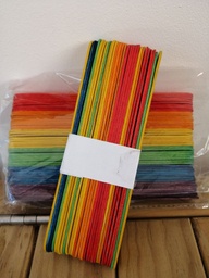 [MAT0105] PALETAS MADERA COLORES (P/50) GRANDES