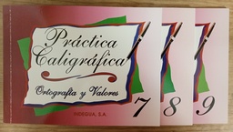 [LIB0173] PRACTICA CALIGRAFICA (7,8,9)