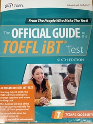 [LIB0179] THE OFFICIAL GUIDE TO THE TOEFL IBT TEST